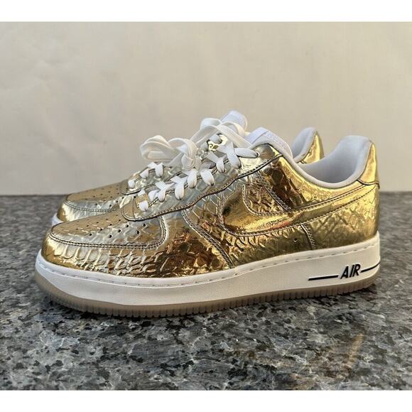 Nike Air Force 1 Super Bowl Precious Metal Gold 2016 Size US 9 812297-701 main image 12